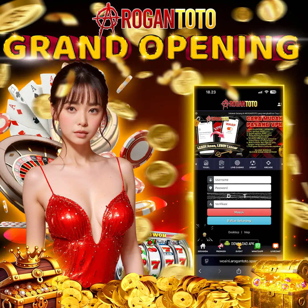 Banner Grand Opening Situs AROGANTOTO