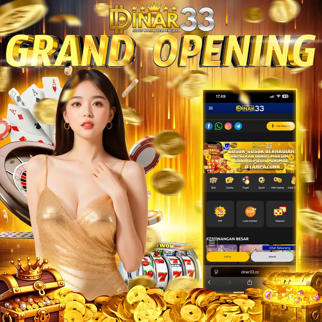Banner Grand Opening Situs DINAR33