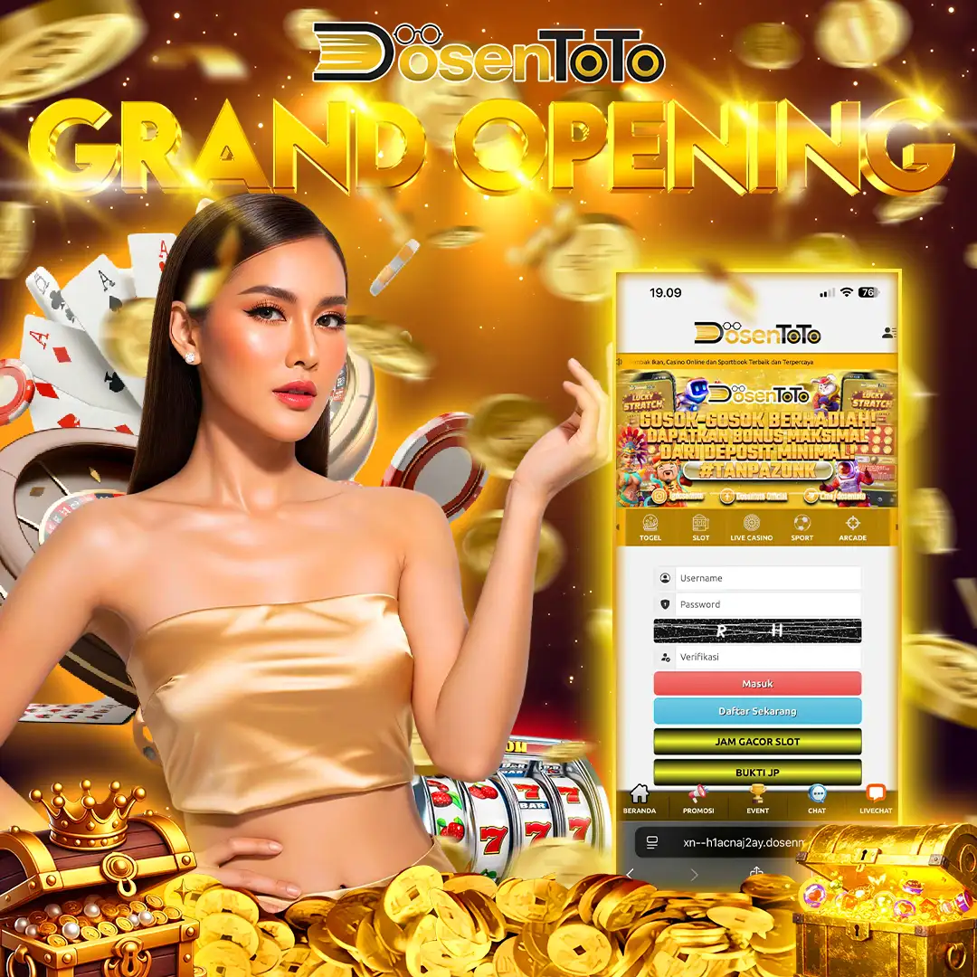 Banner Grand Opening Situs DOSENTOTO