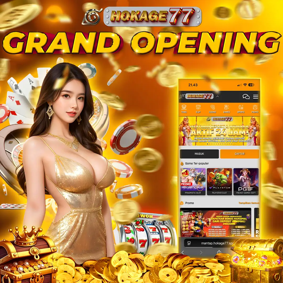 Banner Grand Opening Situs HOKAGE77