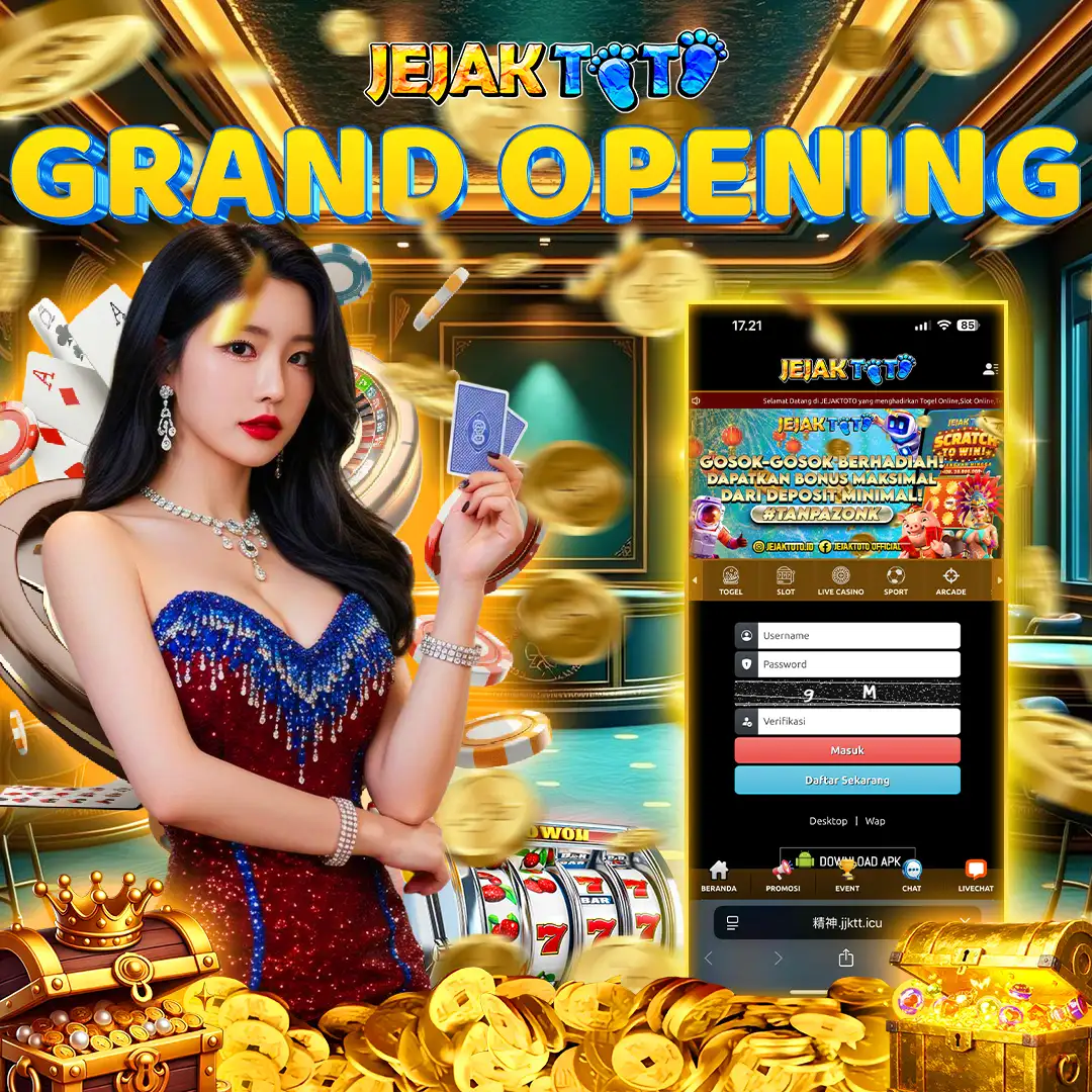Banner Grand Opening Situs JEJAKTOTO