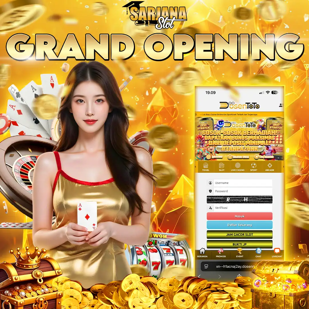Banner Grand Opening Situs SARJANASLOT