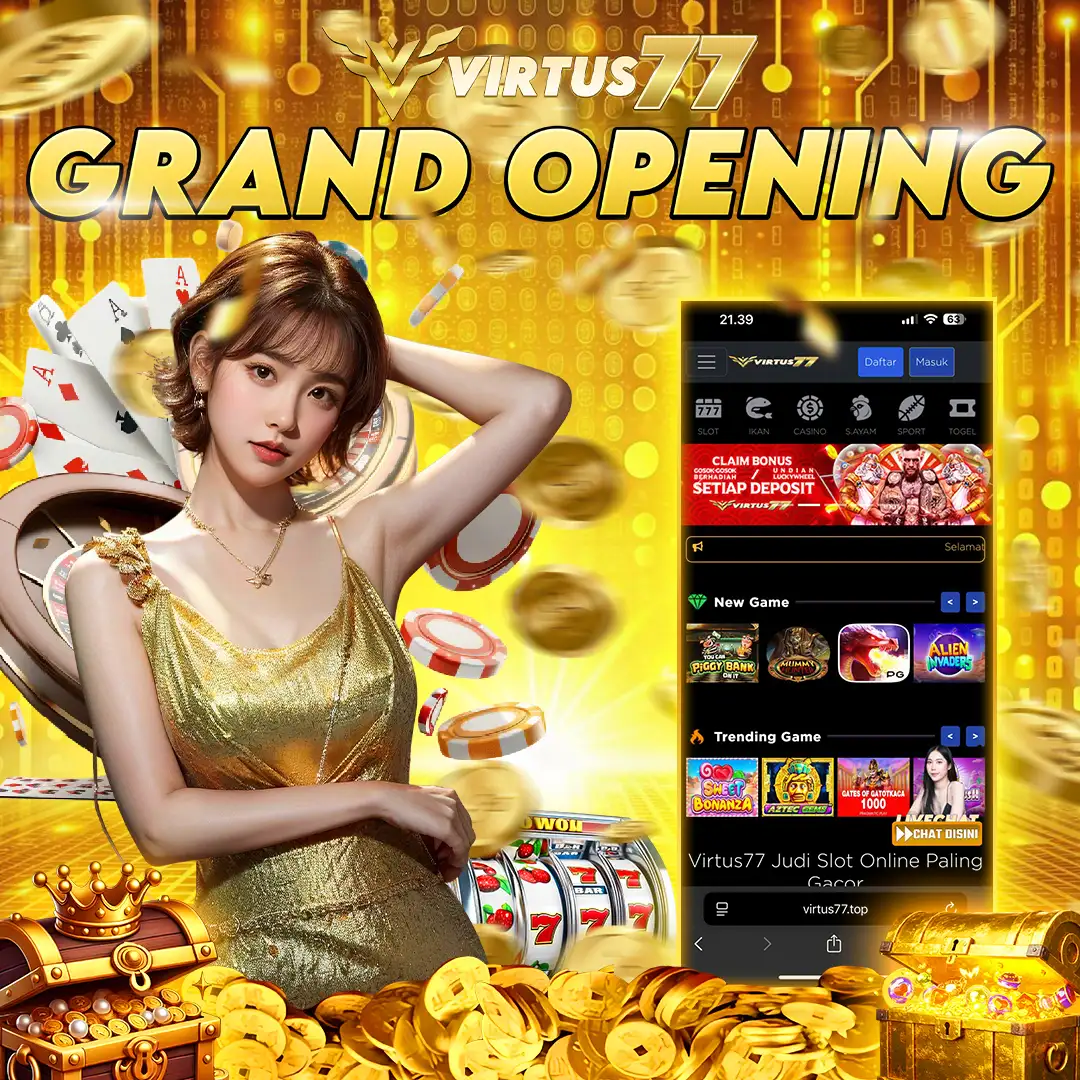Banner Grand Opening Situs VIRTUS77
